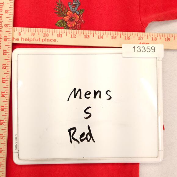 Santa Cruz Casual Crew Neck Short Sleeve Graphic T Shirt Mens Size S Red - Picture 6 of 9